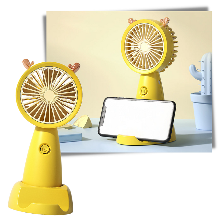 Mini USB Fan With Phone Holder | Kalsten