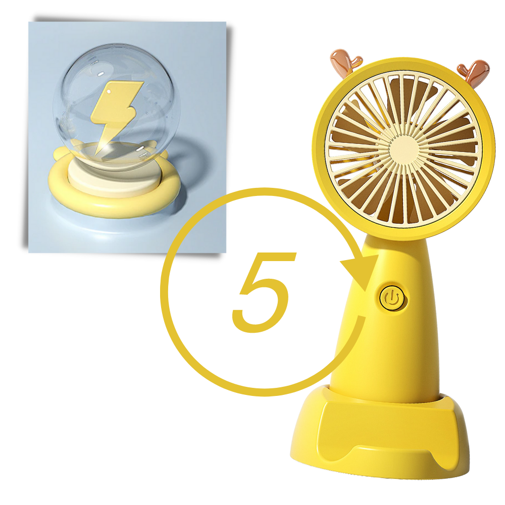 Mini USB Fan With Phone Holder | Kalsten