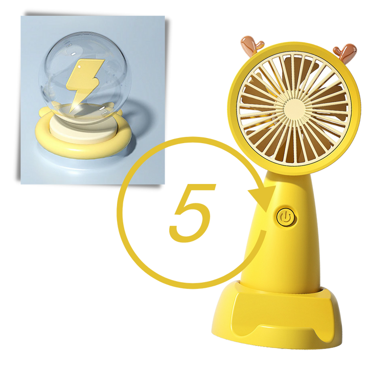Mini USB Fan With Phone Holder | Kalsten
