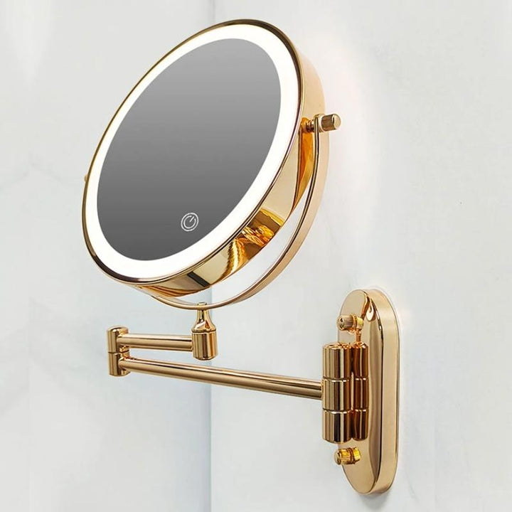 LED cosmetic mirror with magnification & USB battery | Kalsten