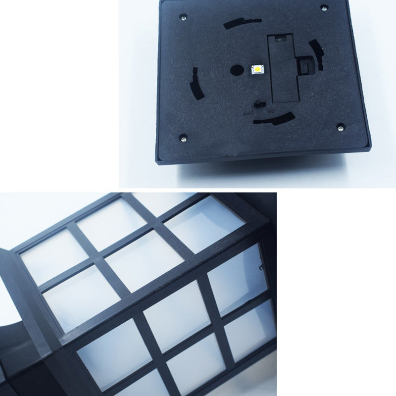 Traditional European Waterproof Solar ABS PC Plastic Rectangular LED Landscape Lighting For Garden | Kalsten
