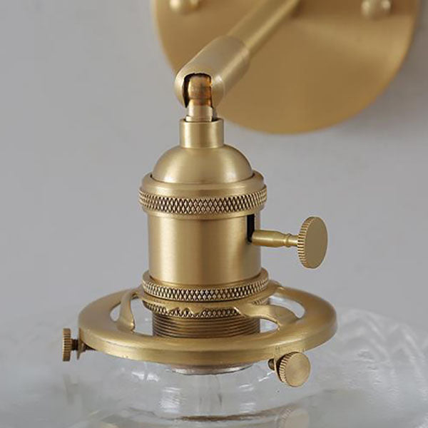 Minimalist Brass Wall Lamp