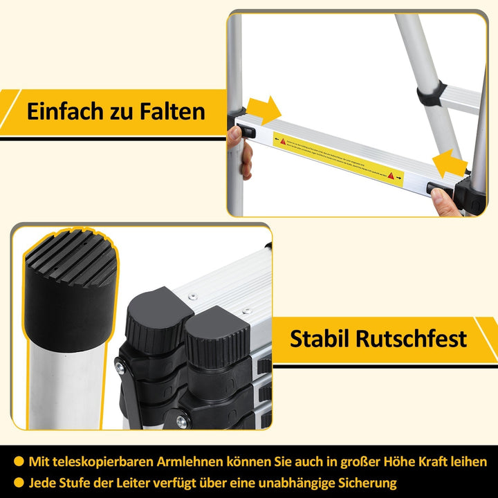 Telescoping ladder Folding ladder A-frame | Kalsten