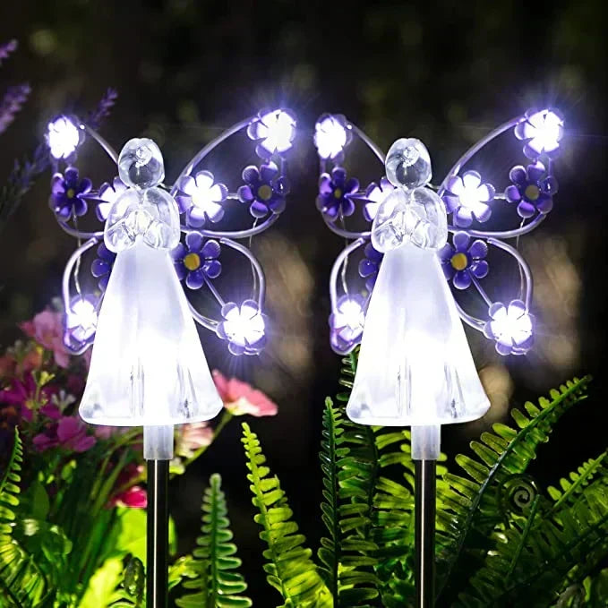 Kalsten | Luminous Haven Solar Angel LED Garden Light – Elegant Outdoor Illumination for Gardens and Memorials