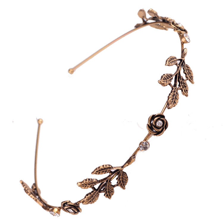Ladies Elegant Headband with Luxurious Leaf Design Kalsten