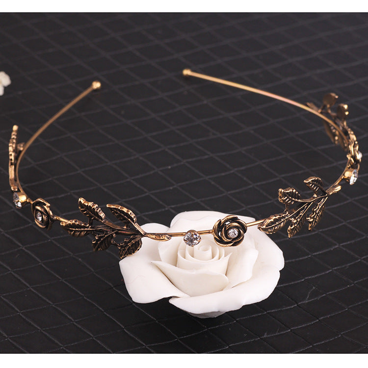 Ladies Elegant Headband with Luxurious Leaf Design Kalsten