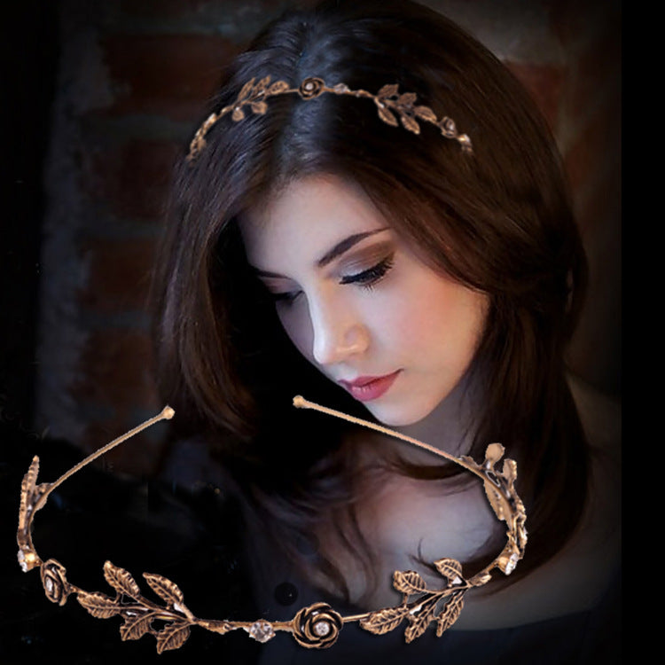Ladies Elegant Headband with Luxurious Leaf Design Kalsten