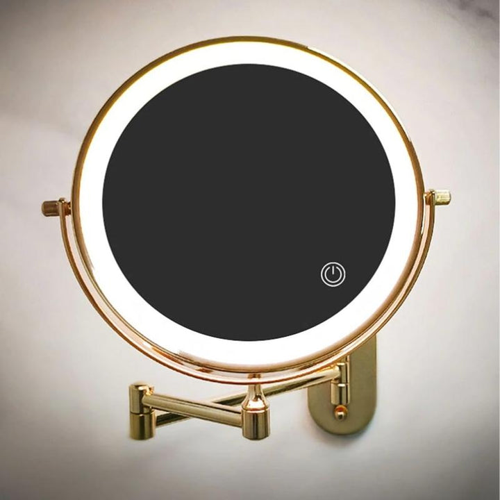 LED cosmetic mirror with magnification & USB battery | Kalsten