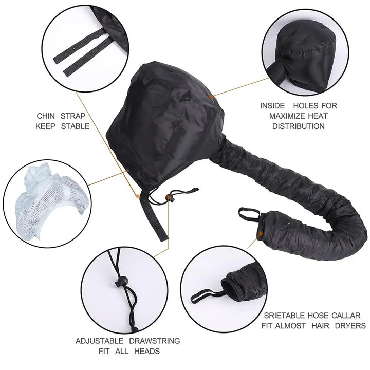 Kalsten | Portable Curl - Hair Bonnet Dryer Cap