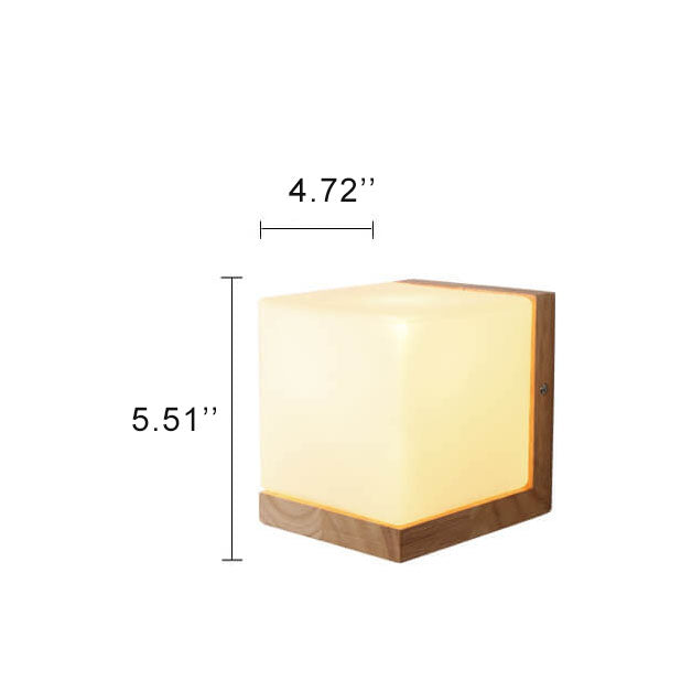 EcoChic Cube Wall Lamp – Sustainable & Modern Design Kalsten