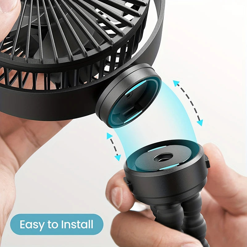 Mini Portable Stroller Fan | Kalsten