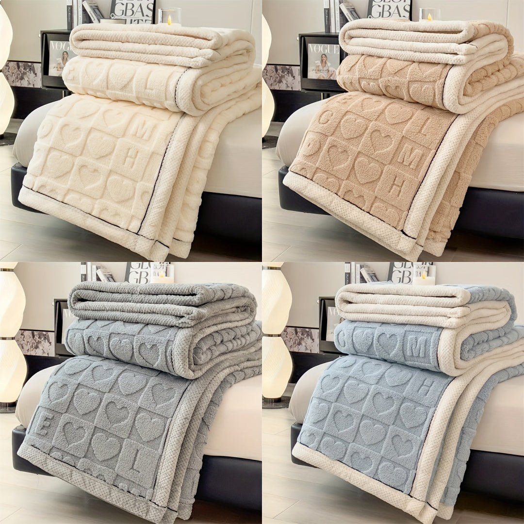 Stylish Coral Fleece Blanket for Ultimate Comfort Kalsten