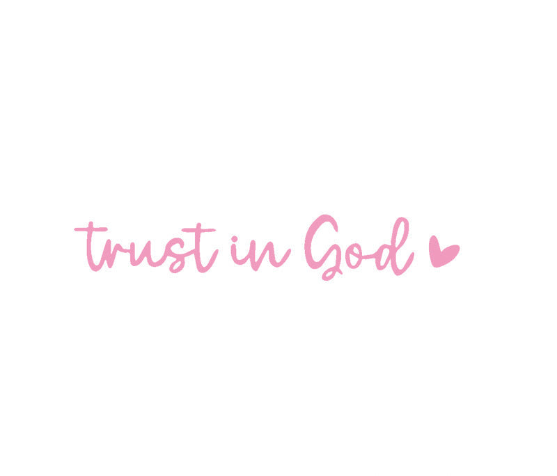Kalsten | “Trust in God” Rear-View Mirror Decal