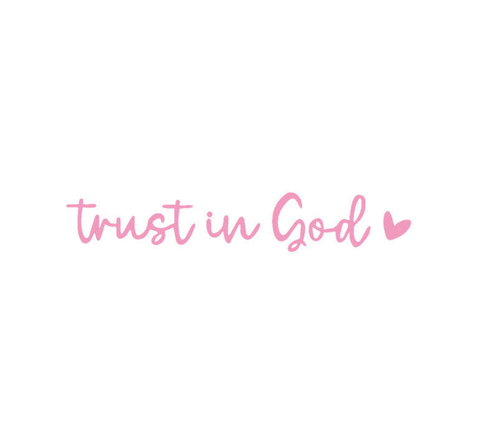 Kalsten | “Trust in God” Rear-View Mirror Decal