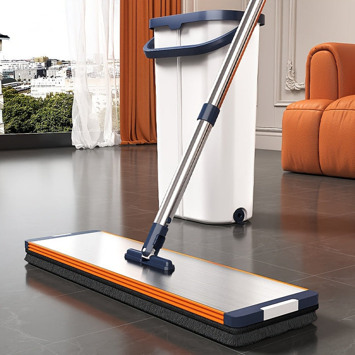 Flat mop set with bucket & wringing function | Kalsten