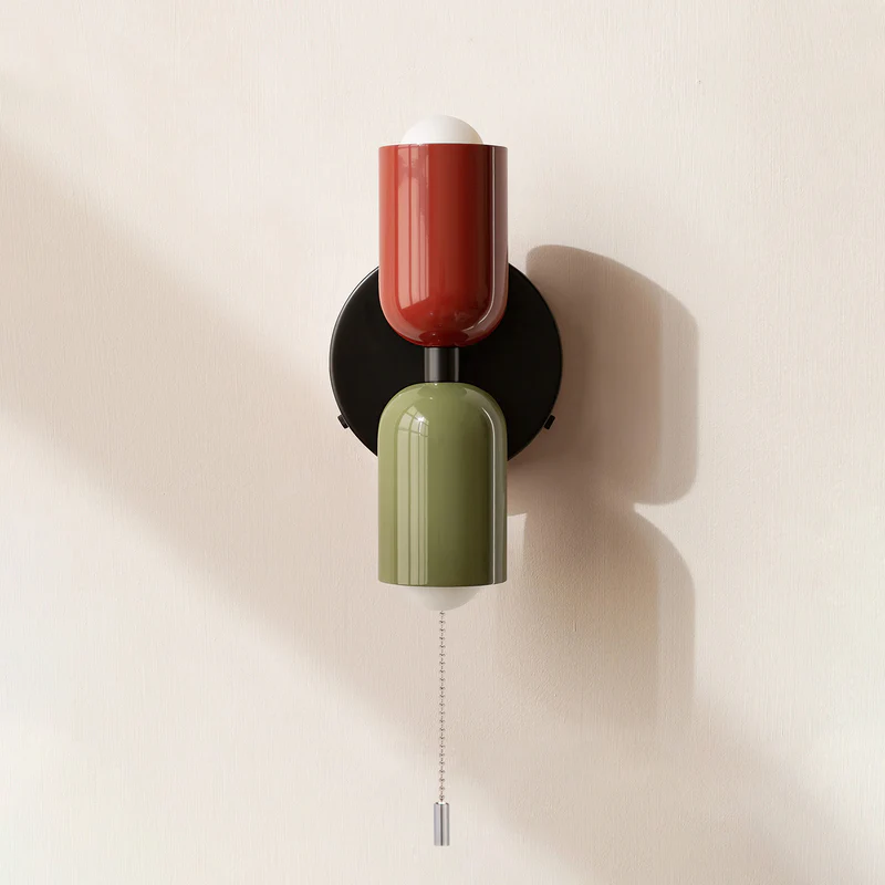 Modern Double Glass Wall Lamp Kalsten