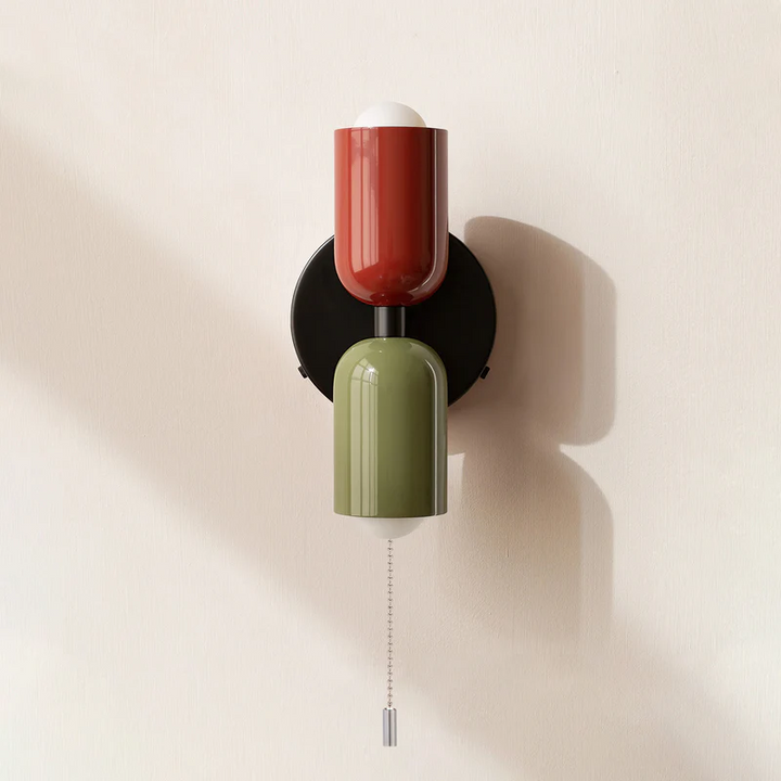 Modern Double Glass Wall Lamp Kalsten