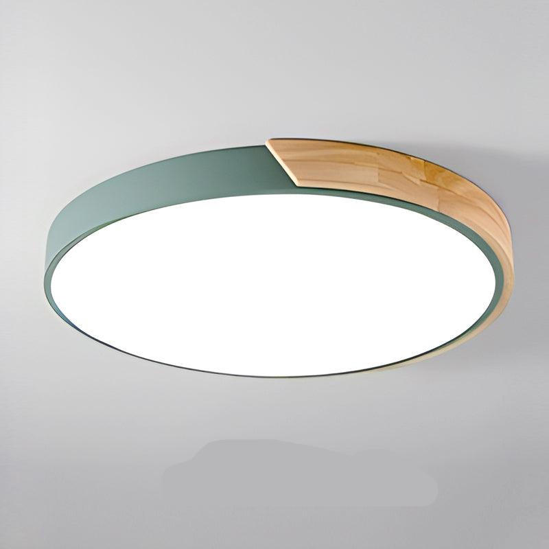 Kalsten | Scandinavian Circular LED Ceiling Light | Soft Illumination, Minimalist Design & Ideal for Bedrooms and Work Areas