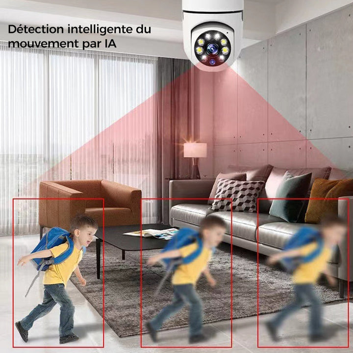 Wireless wifi security camera with bulb | Kalsten
