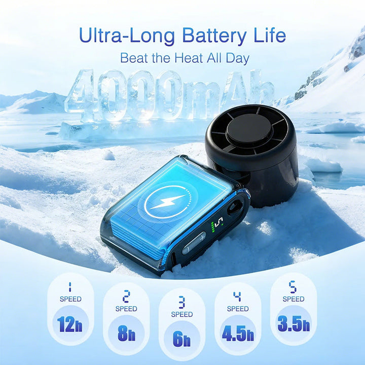 Foldable Handheld Turbo Mini Portable Fan | Kalsten
