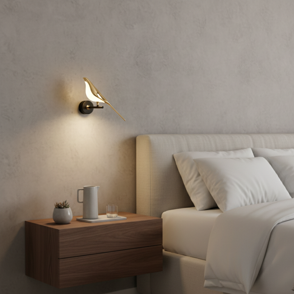 Bird-Design LED Wall Sconce