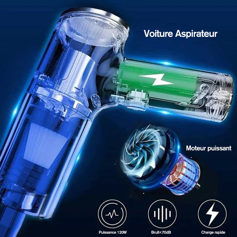 Cordless hand-held mini vacuum cleaner | Kalsten