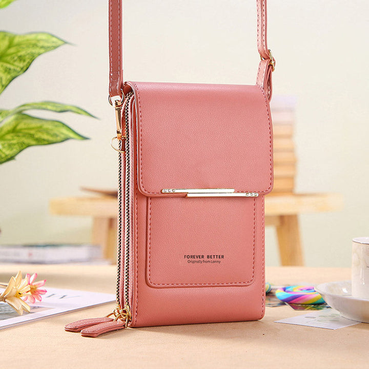 Anti-Theft Leather Bag with Touchscreen | Kalsten