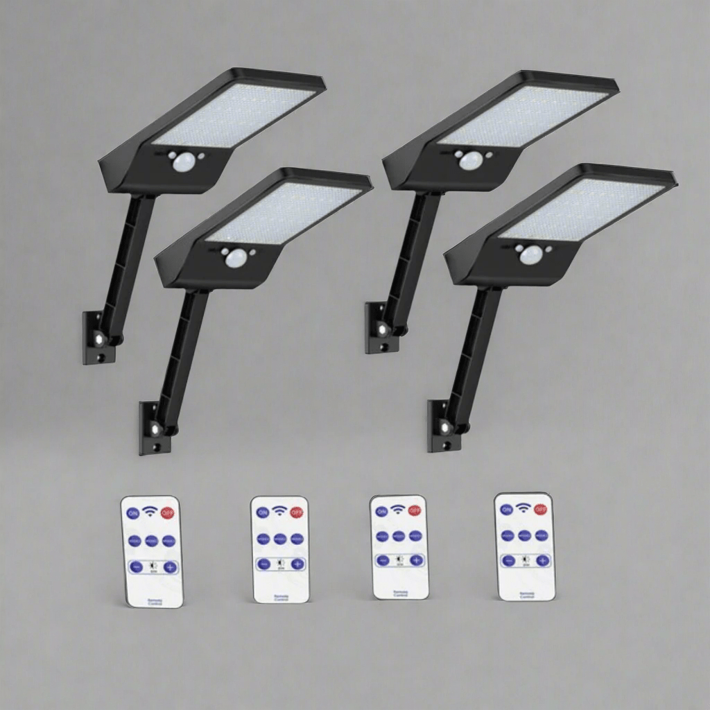 LED Outdoor Security Light with Motion Sensor & Remote
