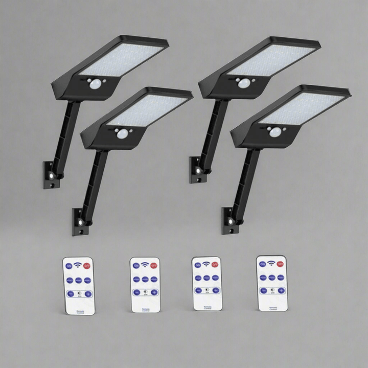 LED Outdoor Security Light with Motion Sensor & Remote