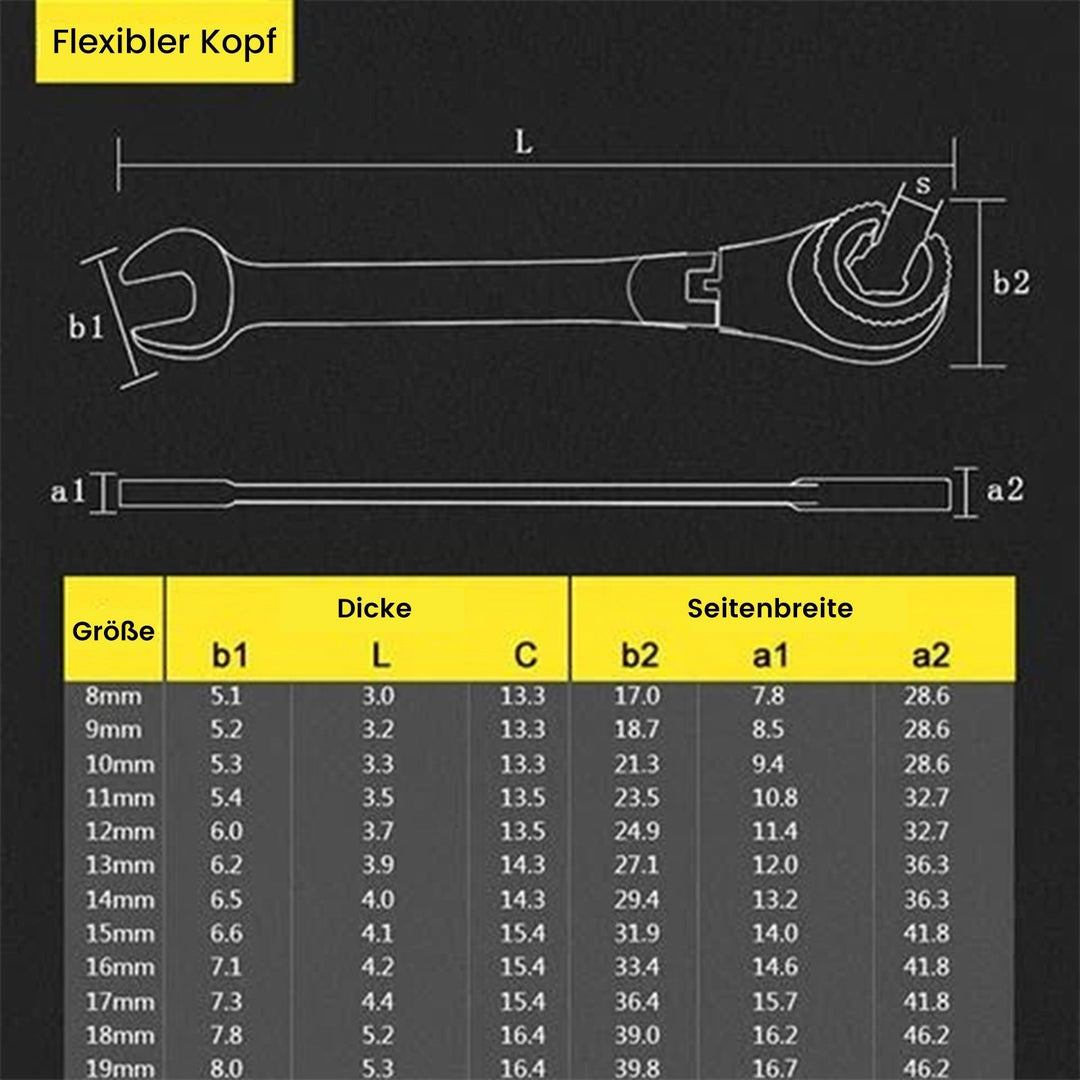 Ratcheting wrench | Kalsten