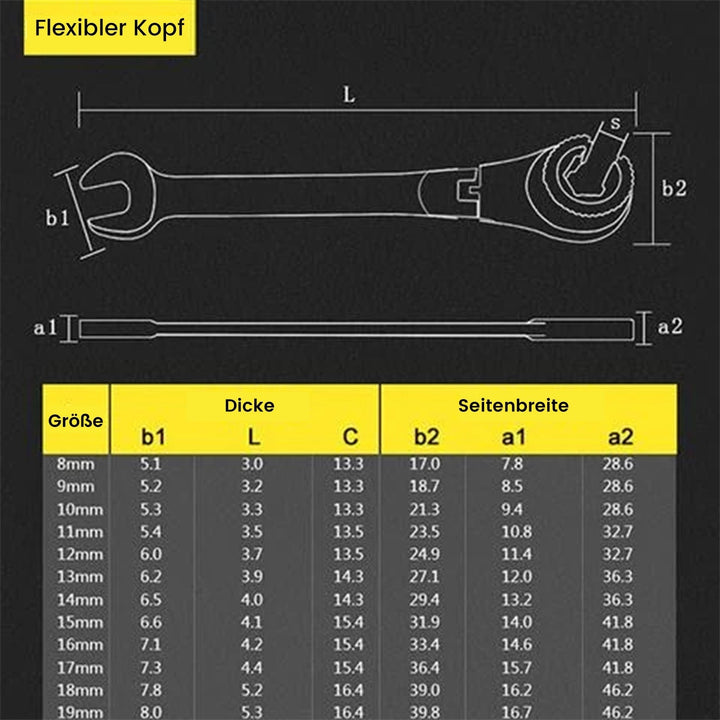 Ratcheting wrench | Kalsten