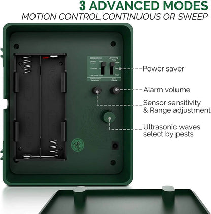 Skanto | Ultrasonic Woodpecker Repeller – Effective and Humane Bird Deterrent for Gardens and Homes