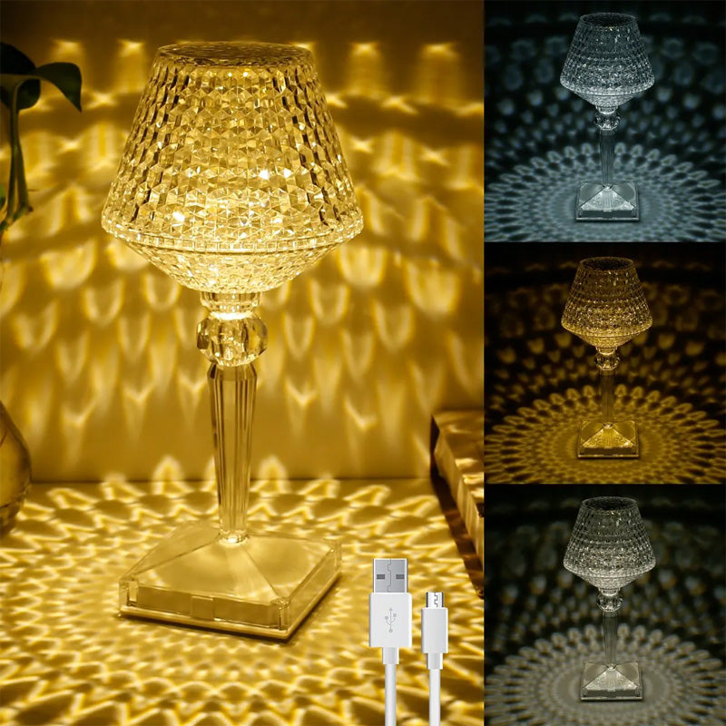 Crystal table lamp | Kalsten