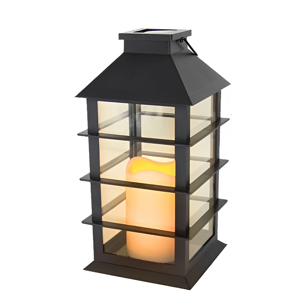 Portable Lantern Waterproof LED Intelligent Black Solar Outdoor Lights | Kalsten