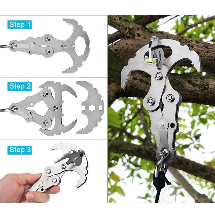 Kalsten | Stainless Steel Survival Folding Grappling Gravity Hook