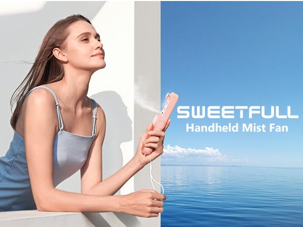 Misting Fan Portable, Handheld Personal Mister Fans | Kalsten