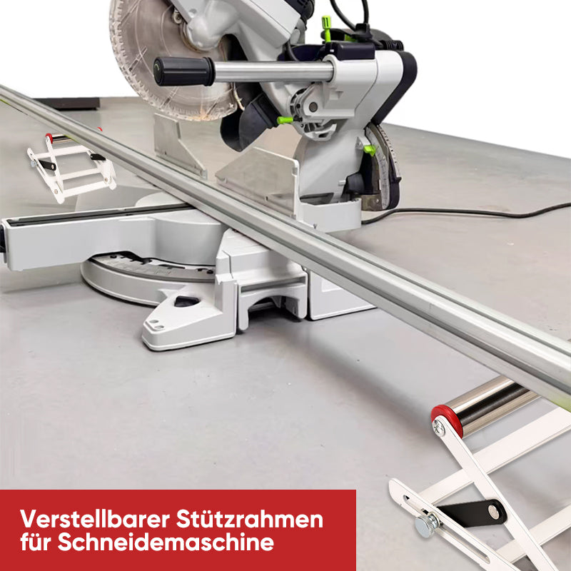 Adjustable support frame for cutting machines | Kalsten