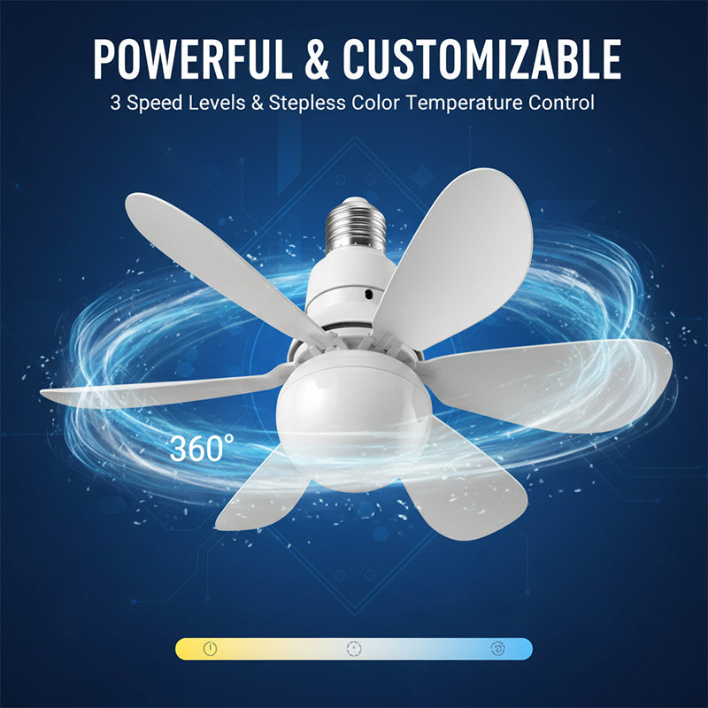 Modern Low Profile Ceiling Fan Light | Kalsten