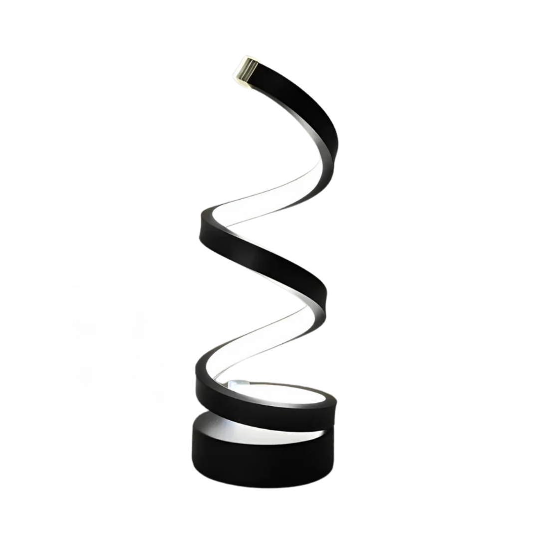 LED Table Lamp with Spiral Design | Kalsten