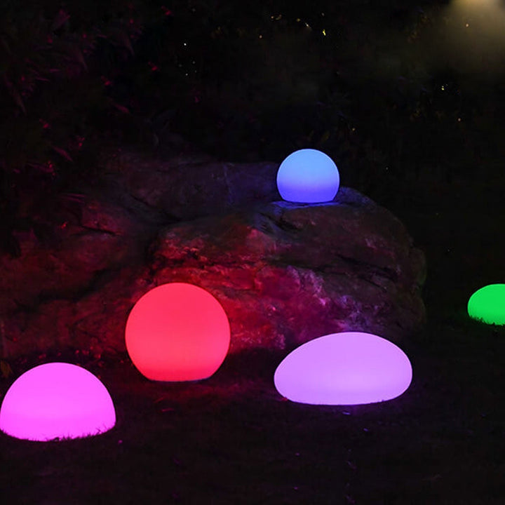 Solar Waterproof PE Spherical LED Outdoor Decorative Lawn Light | Kalsten