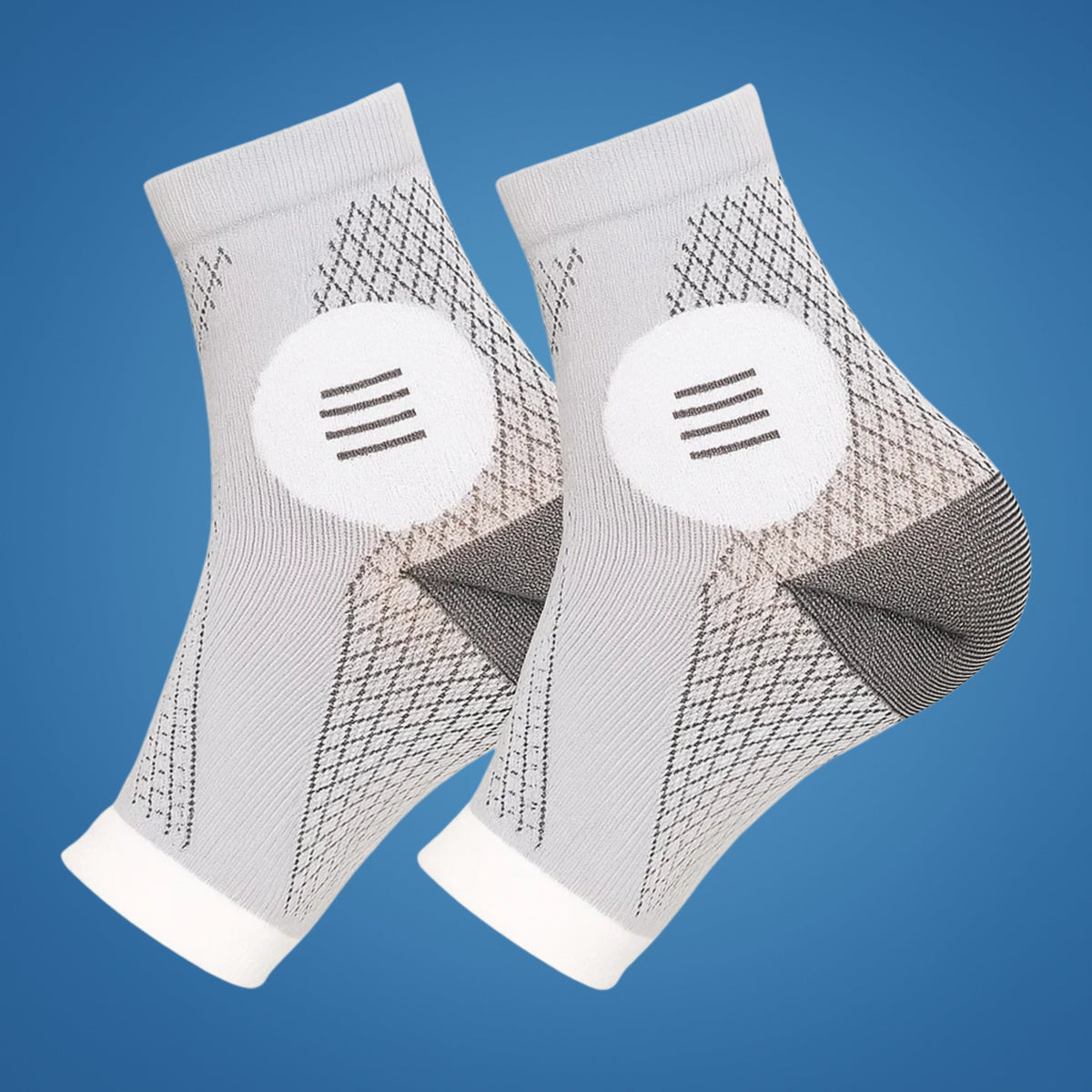 Neurowear | Compression socks for Neuropathy – Graduated 20–31 mmHg – Breathable toeless design – All-day relief for swollen feet Karnz