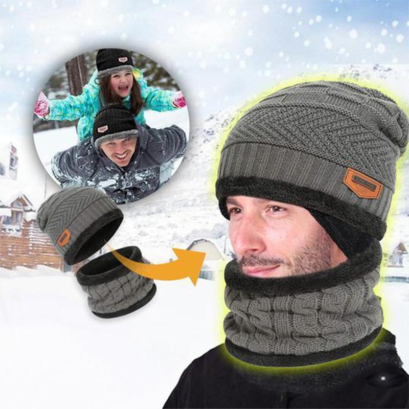 Winter Hat with Scarf Set