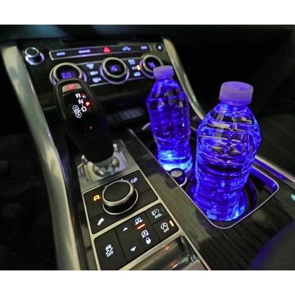 Kalsten | Solar Powered LED Car Cup Holder Lights (2-Pack)