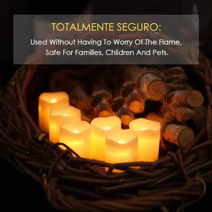 Set of 24 LED Flameless Candles - GlowFlicker | Kalsten