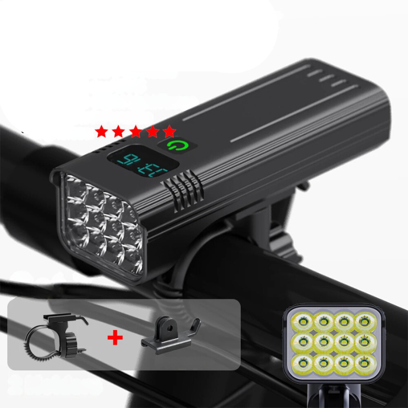 Kalsten | 5000 Lumen USB Rechargeable Bike Light with Mounts