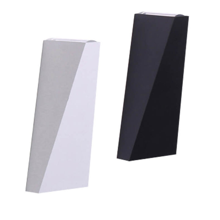 Simple Trapezoidal Outdoor Waterproof LED 2-Light Wall Sconce Lamp | Kalsten