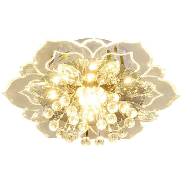 Kalsten GlowPetal | LED Crystal Ceiling Light | Flower Shaped, RGB Color Changing & Energy Efficient