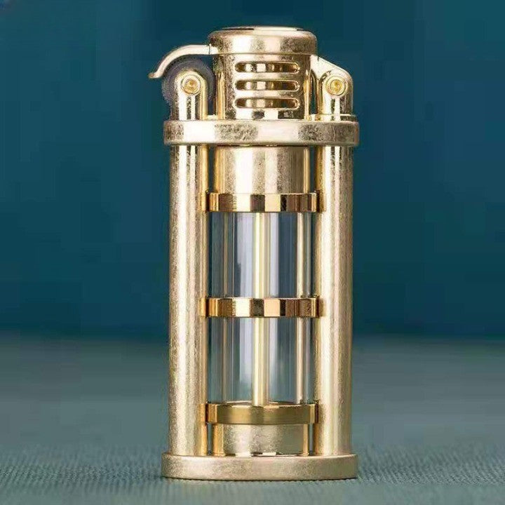 Transparent Windproof Metal Kerosene Flame Fusion Lighter | Kalsten