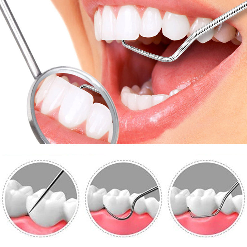 Toothpick set made of stainless steel (7 pieces) | Kalsten