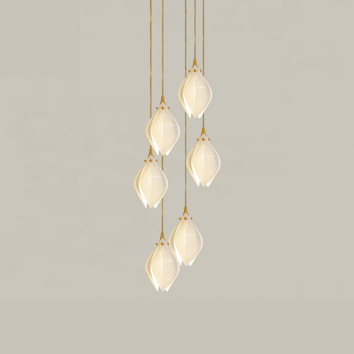 Creative Multi-heads Stylised Bloom Buds Pendant Lamp | Kalsten